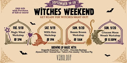 Witches Weekend at Vibology!