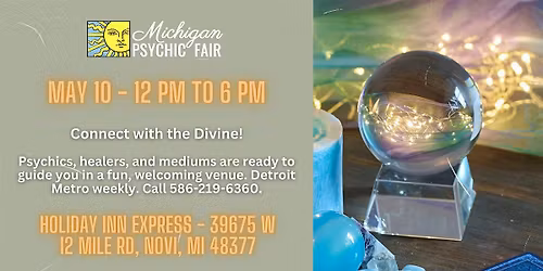 Michigan Psychic at the Holiday Inn in Novi, MI