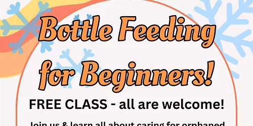 Free Bottle Feeding for Beginners Class