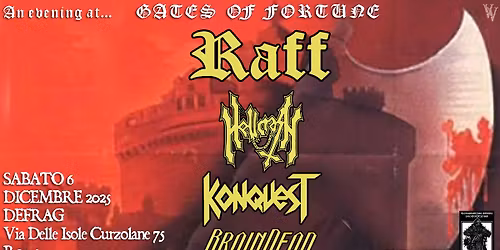 RAFF - Hellcrash - Konquest - BrainDead @Defrag