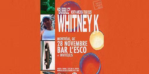 WHITNEY K - Montr\u00e9al