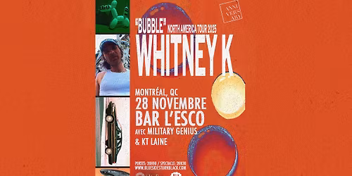 WHITNEY K - Montr\u00e9al