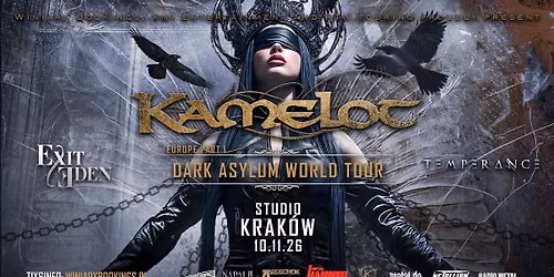 KAMELOT + Exit Eden, Temperance \/ 10.11.2026 \/ Studio, Krak\u00f3w