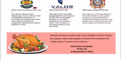5th Annual Operation Turkey Drop