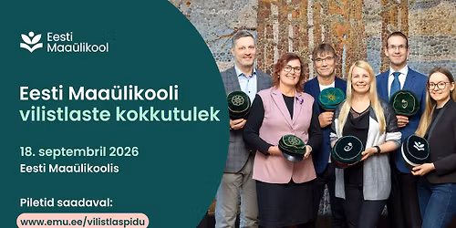 Eesti Maa\u00fclikooli vilistlaste kokkutulek 2026 