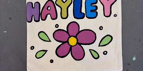 School Hols - Paint your own Tote Bag