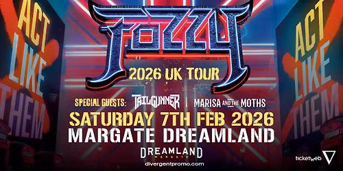 Fozzy at Margate Dreamland