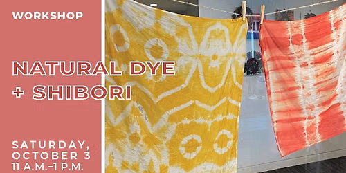 Natural Dye + Shibori workshop