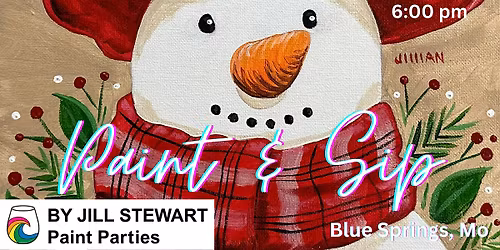 Holiday Snowman Paint Party