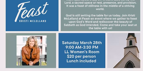 Lifeway Simulcast: Feast with Kristi McLelland