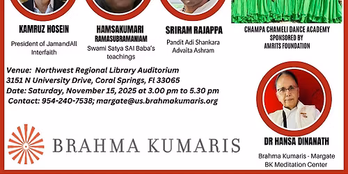 How to create world of happiness - with enlightened souls of main faiths