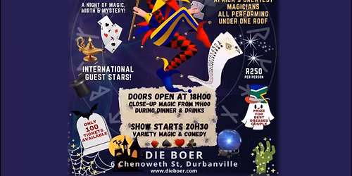 HALLOWEEN NIGHT OF MAGIC starring WOLFGANG RIEBE and others