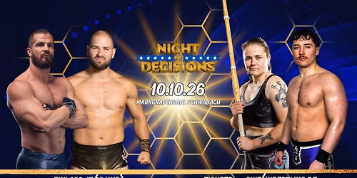 GWP Night of Decisions 2026 (Wrestling live in Schwabach, bei N\u00fcrnberg)