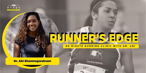 Runners Edge - Running Clinic with Dr. Abi