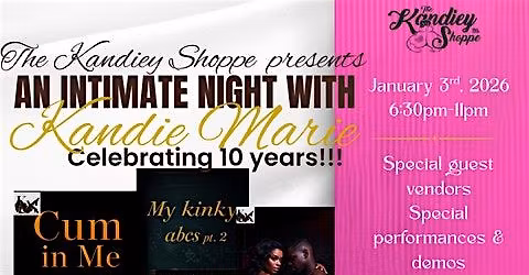 A intimate Night With Author Kandie Marie