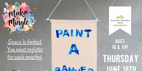 Make & Mingle Crafting Club June 18