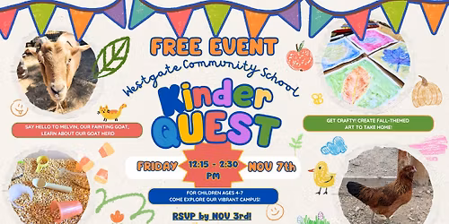 KinderQuest: Fall on the Farm (free event)