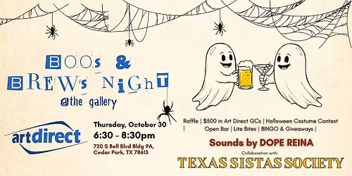 Boo's and Brew's at the Gallery: Opening Night