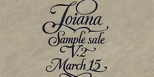 Sample Sale