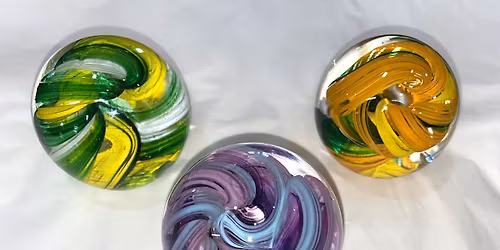 Twisted Paperweight Hot Glass Sculpture