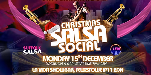 Salsa Monday Christmas Social at La Vida!