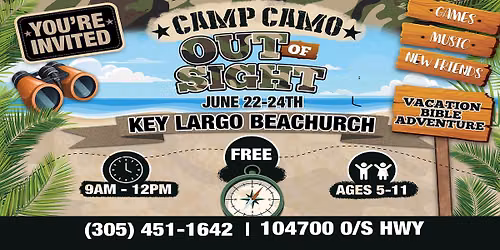 Vacation Bible Adventure - 'Camp Camo'