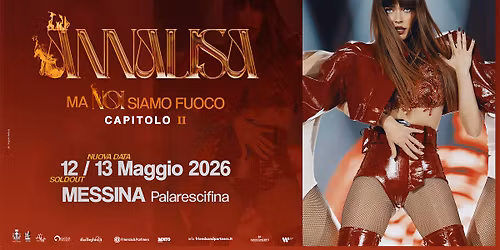 ANNALISA | 12 - 13 maggio @Messina, PalaRescifina