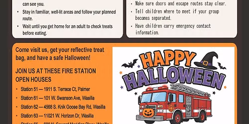 Halloween Fire Station open house