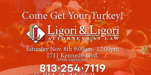 Ligori & Ligori Annual Turkey Giveaway
