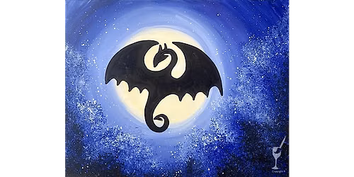 Moonlit Dragon Flight - Paint and Sip in Houston | Classpop!\u2122