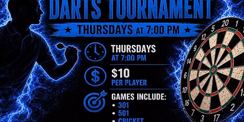 Darts ~ Tuesday & Thursdays @ American Legion Post#99, Foley, AL