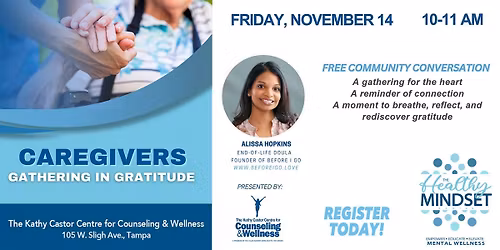 Caregivers - Gathering in Gratitude