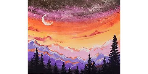 Mountain Sunset - Paint and Sip in Sacramento | Classpop!\u2122