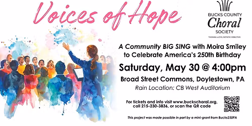 Bucks County Choral Society Community BIG SING