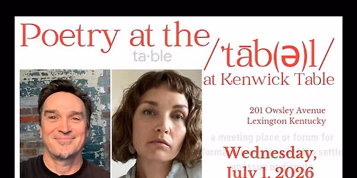 Poetry at the Table 