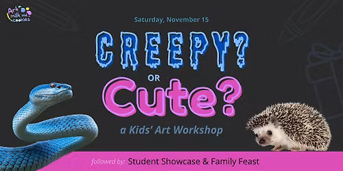 Creepy or Cute? A Creature Design Workshop for Kids!