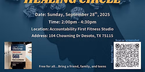 Wellness Sunday: Suicide Awareness & Healing Circle