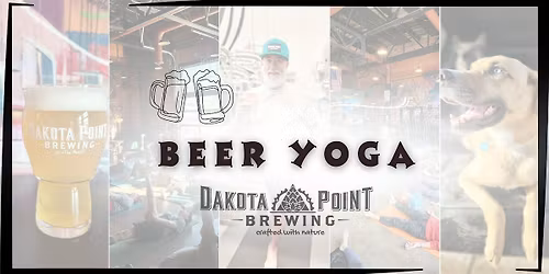 10\/26 Beer Yoga at Dakota Point Brewing