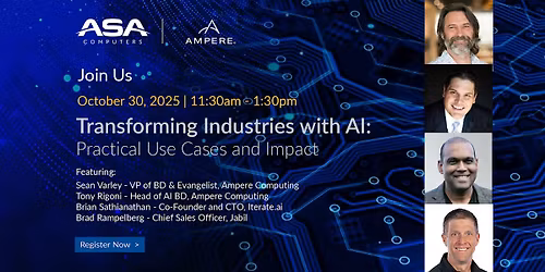 AI MeetUp  |  Transforming Industries with AI