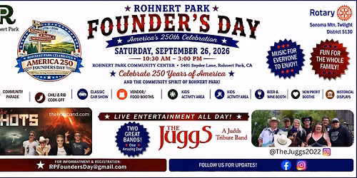 Rohnert Park Founders Day Parade, Festival, Rib & Chili Cookoff