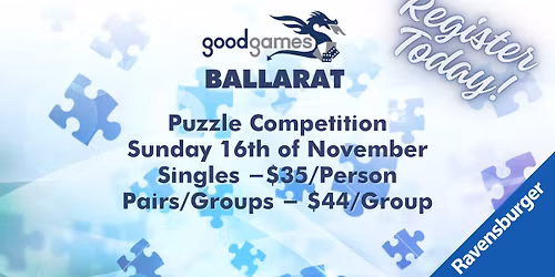 Jigsaw Puzzle Competition 2025 #4 @ Good Games Ballarat