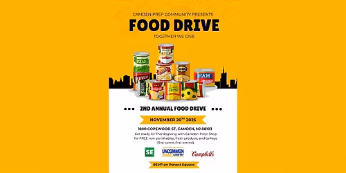 Camden Prep's 2nd Annual Food Drive
