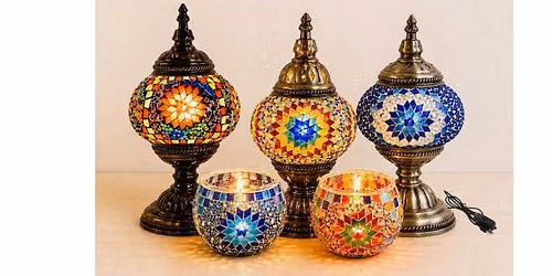 Turkish Mosaic Lamp & Tea Light Holder \u2013 August 7