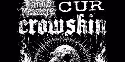 ENTRAILS MASSACRE + CROWSKIN + CUR live in Potsdam Beach