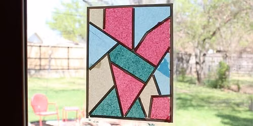 Tissue Paper Stained Glass 