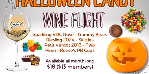 Halloween Candy Wine Pairing Flight