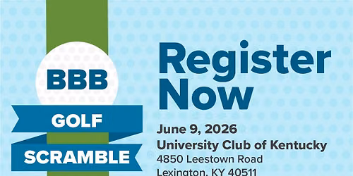 BBB Golf Scramble - Lexington