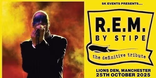 Stipe - A Tribute To R.E.M Live At Lions Den, Manchester