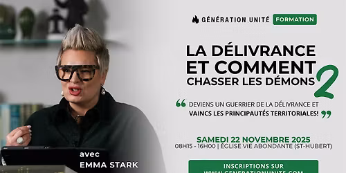 Formation D\u00e9livrance 2 avec  Emma Stark | Deliverance Training