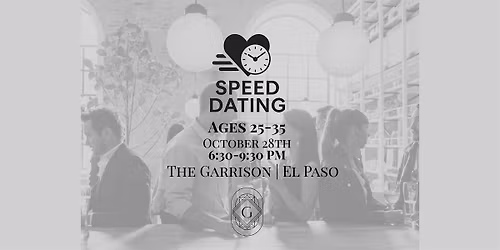 Speed Dating & Social Hour: Ages 25-35